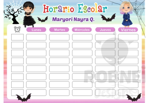 Merlina Horario Escolar